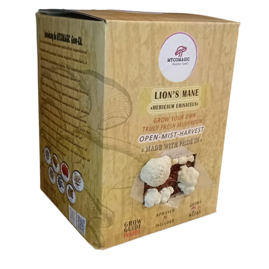 Lion's Mane Mushroom Grow Kit
